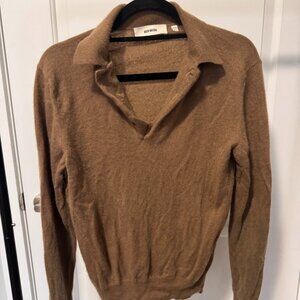Buck Mason Cashmere Long Sleeve Polo